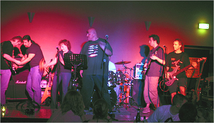 Foto: Jam-Session im Krone Musik Club am 24.07.2004