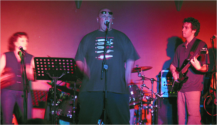 Foto: Jam-Session im Krone Musik Club am 24.07.2004